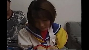 Preview 2 of Japanneed Wife - Street Fighter - Sakura cosplay
