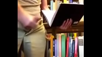 Preview 3 of Taylor Kiss Milf - jerking off in a public Library part 1