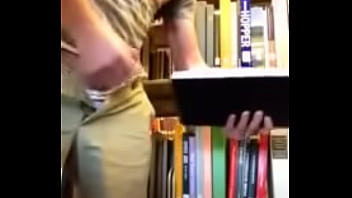 Preview 1 of Taylor Kiss Milf - jerking off in a public Library part 1