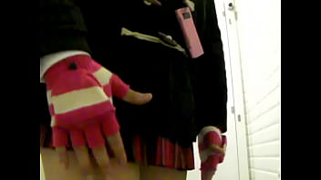 Preview 1 of Fug Girl Xxx - 女装, ニューハーフ, shemale, トイレ, 生理, タンポン挿入, ボディフィット挟む（タンポンのヒモチラ）03