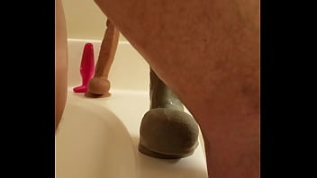 Preview 2 of Hslut Cutie - BIG FAT DILDO WONT GO IN 007