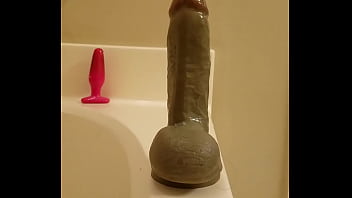 Preview 4 of Hslut Cutie - BIG FAT DILDO WONT GO IN 007