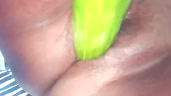 Preview 4 of See And Learn How To Eat Pussy - Desibhabhi Sex Sister-in-law went into the room and had sex with Cucumber