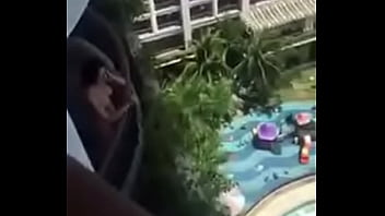 Preview 1 of Japon Marye - Hotel roof naked women talking phone