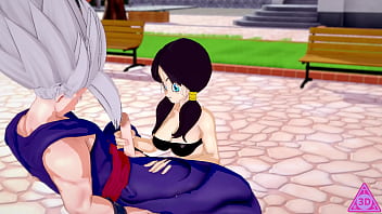 Preview 3 of Bokep Nenek Big - Videl preferisce il cazzo di Gohan agli allenamenti