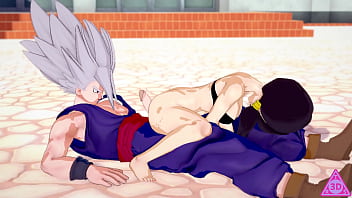 Preview 4 of Bokep Nenek Big - Videl preferisce il cazzo di Gohan agli allenamenti
