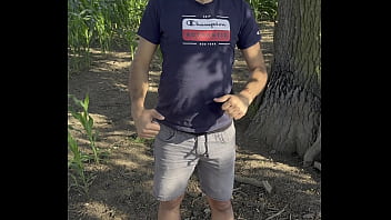 Preview 1 of Massage Prank - Watch my bulgarian outdoor jack off with a big load to cum!