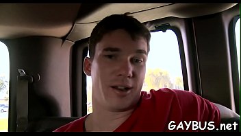 Preview 4 of Gqng - Blindfolded chap is tricked by a homo hunk into having blowjob