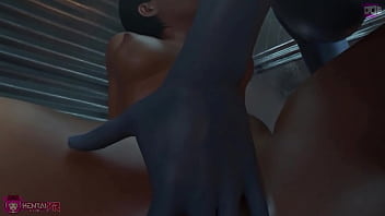 Preview 2 of Black Men Canjump High - Liara Fingers Ashley