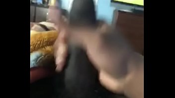 Preview 4 of Sexy Vidioes Xxxx - Big black cock gets stroked while people are home