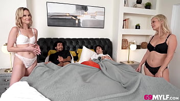 Preview 2 of Gril Sall - Two Families Spend the Night Together And Get Fucked