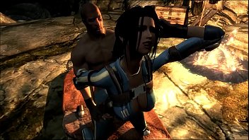 Preview 2 of Www Sxi Dog Garl Com - Jessica The Vault Girl Gets Fucked Hard in Jumpsuit Skyrim Fallout 3D Porn