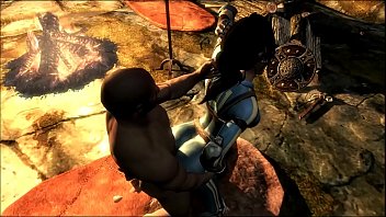 Preview 3 of Www Sxi Dog Garl Com - Jessica The Vault Girl Gets Fucked Hard in Jumpsuit Skyrim Fallout 3D Porn