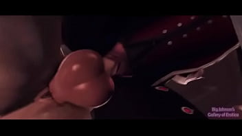 Preview 4 of Sana Beeg - Futanari - Mercy x Widowmaker Part 1
