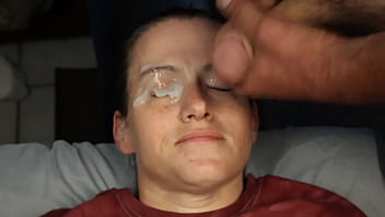 Preview 2 of Girl Mastturing Pussy - Dirty Dees getting her eyes glued shut with a double blasting