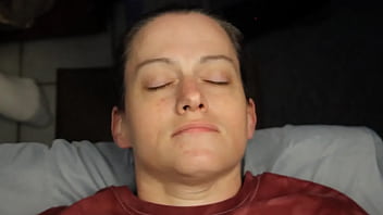 Preview 1 of Girl Mastturing Pussy - Dirty Dees getting her eyes glued shut with a double blasting