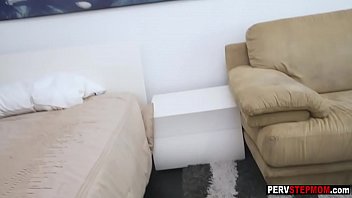 Preview 2 of Assos Fuck - Spying stepson got a sensual blowjob from his MILF stepmom