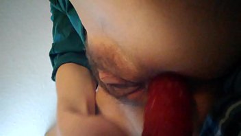 Preview 2 of Bbc Pigtails - Tiny Little Teen Takes a Big Red Up Her Ass