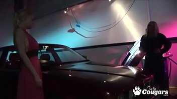 Preview 1 of Emo Interracial Threesome - Carly Parker Gets Fucked On The Hood Of A BMW