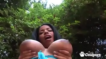 Preview 1 of Mi Amiga Me Toca La Verga - Cougar Havana Ginger Gets Nailed In Her Big Black Ass