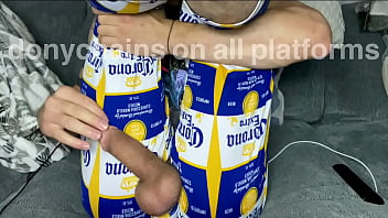 Preview 2 of Allen Kota Porn - Latino Almost Gets Caught Fucking Creamy Cock In Public Hotel Lobby