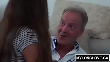 Preview 1 of Big Black And Small Girl Cute - Grandpa Fucks 18yo Teen - Mylonglove.ga
