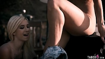 Preview 4 of Full Hd Fukking Image - Stepmom MILF and stepdaughter teen outdoor lesbian sex