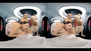 Preview 4 of Creampie Courger - RealityLovers - Foursome Fuck in Outer Space