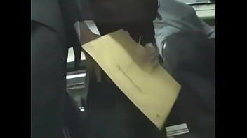 Preview 2 of Shannon Long And Nude - Cute girl fingered in public bus