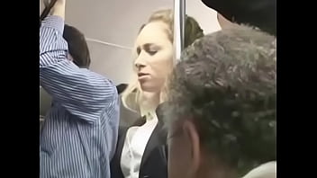 Preview 3 of Shannon Long And Nude - Cute girl fingered in public bus