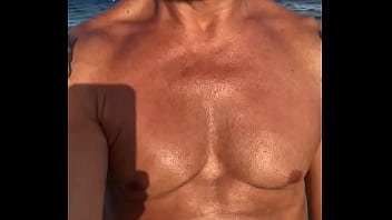 Preview 1 of One Girl Four Boys With Big Duck - THE LIFEGUARD BEACH BODY TAN FIT  ITALIAN PORNSTAR MAXXX LOADZ