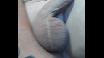 Preview 1 of Giant Dildo Chubby Fuck Machine - Red enjoying fuckin him self in ass while jerking