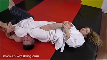 Preview 2 of Teachers And Yang Boyes - Jiu Jitsu Issues - Mixed Wreslting Humiliation