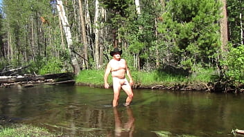 Preview 4 of Pirates 2 Full Move Xxx 2005 - Bathing naked in the creek.