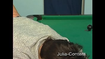 Preview 4 of 72 Years Old Women - Young German playboy fucks his mature maid on the pool table