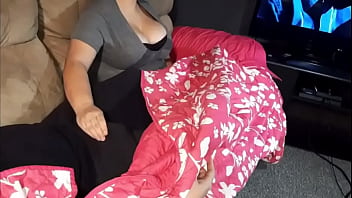 Preview 4 of Rachelsinger Sex - Neighbor stroking husband while wife is away