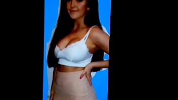 Preview 1 of Daddy Fucks Three Step Daughter - Random hot brunette cumshot on beautiful big tits