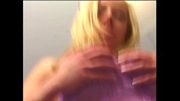 Preview 1 of Busty Boobie Rmz Vid 03 - Busty blonde in lilaceous  lingerie was fucked in Greek fashion