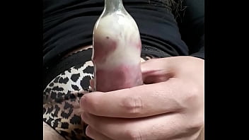 Preview 3 of Suny Lione Xxx Video Play - Condom and panty masturbation