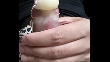 Preview 4 of Suny Lione Xxx Video Play - Condom and panty masturbation