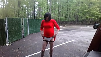 Preview 3 of Mom Milky Boobs Dry - outdoor fun