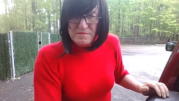 Preview 1 of Mom Milky Boobs Dry - outdoor fun
