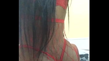 Preview 3 of Kakek Paksa Cucu Xxxx - Ts Romi destroys a sissy cop&#039_s ass