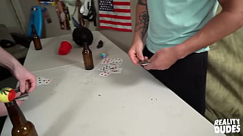 Preview 1 of Booep Niyama - REALITY DUDES - Blaze Burton Dares Brandon Evans To Suck His Dick,  He Happily Does So And They Start Fucking