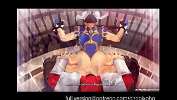 Preview 3 of Fist Time Xxx 2018 - STREET FIGHTER / CHUN-LI (TRAINING OUTFIT) FUCKED BY M.BISON [SFM]