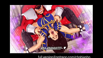 Preview 4 of Fist Time Xxx 2018 - STREET FIGHTER / CHUN-LI (TRAINING OUTFIT) FUCKED BY M.BISON [SFM]