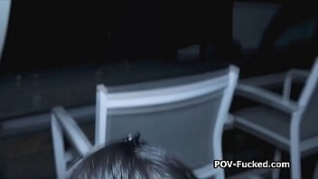 Preview 3 of Eating And Fingering Her Pussy - Poolside sex with big tit Asian teen beauty