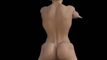 Preview 4 of Busty T Girl Babe Gets Wild - Becky squatting