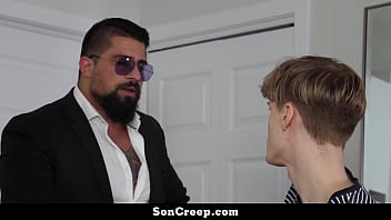 Preview 1 of Yasmin Six Video - My Young Stepson Is Horny Boy and I Let Him Suck My Cock - Soncreep