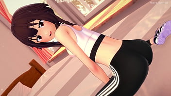 Preview 1 of Indian Auntes - Megumin esta caliente viste ropa deportiva para follar (versi&oacute_n adulta) (hentai 3D)